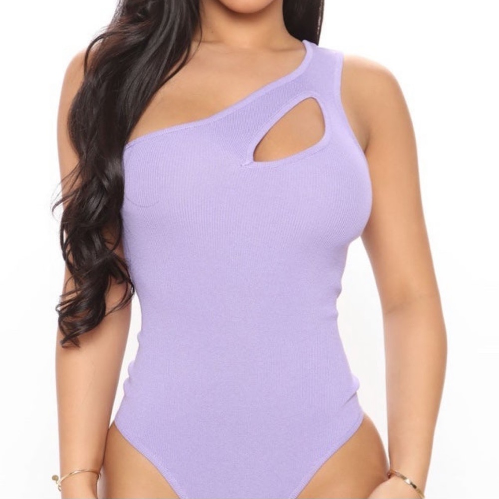 Fashion Nova One Shoulder Bodysuit